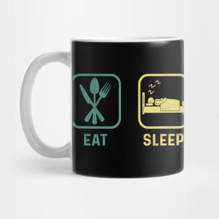 Eat Sleep Do Taxes Repeat Accounting Funny Accountant CPA Mug